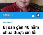 CCB Nguyễn văn Dũng cùng 8 người trong gia đình bị bắt sau gần 40 năm mới được minh oan